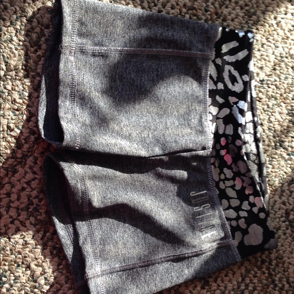 Justice spandex shorts
